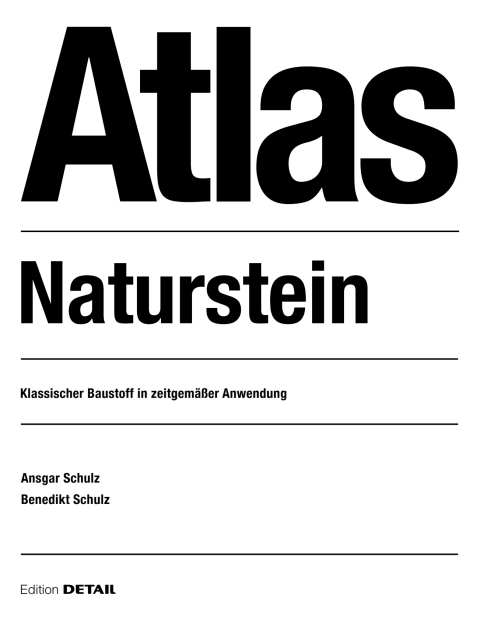 Cover image for book Atlas Naturstein