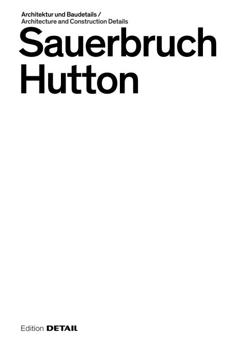Cover image for book Sauerbruch Hutton