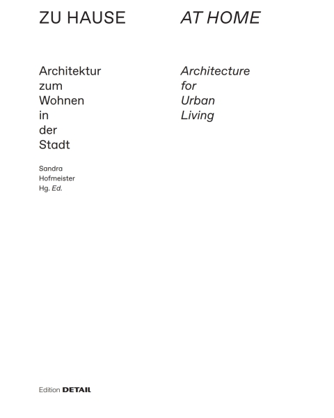 Cover image for book Zu Hause / At Home