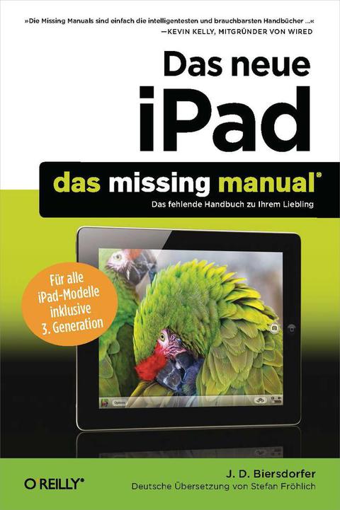 Cover image for book Das neue iPad: Das Missing Manual