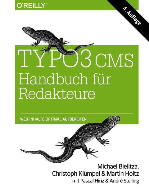 Cover image for book TYPO3 CMS Handbuch für Redakteure
