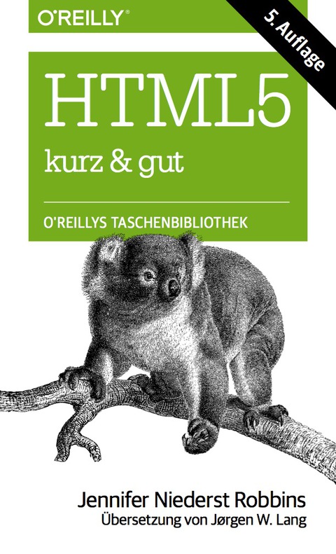 Cover image for book HTML5 kurz & gut