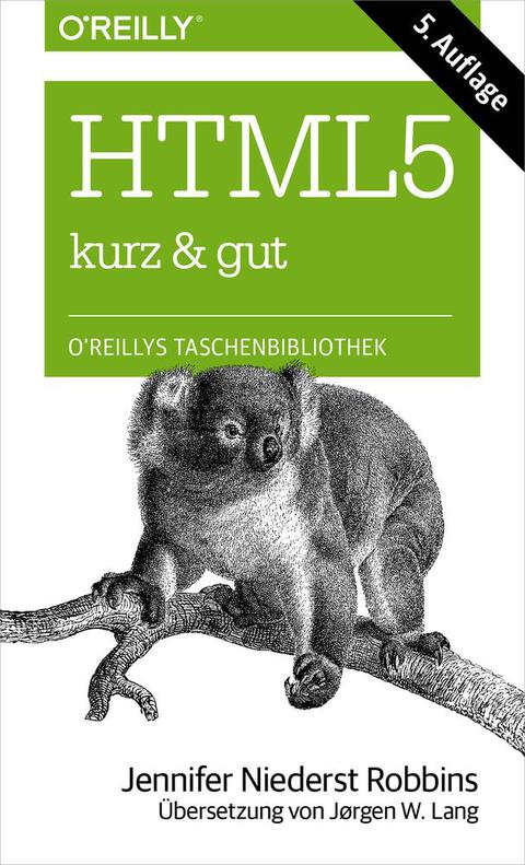 Cover image for book HTML5 kurz & gut
