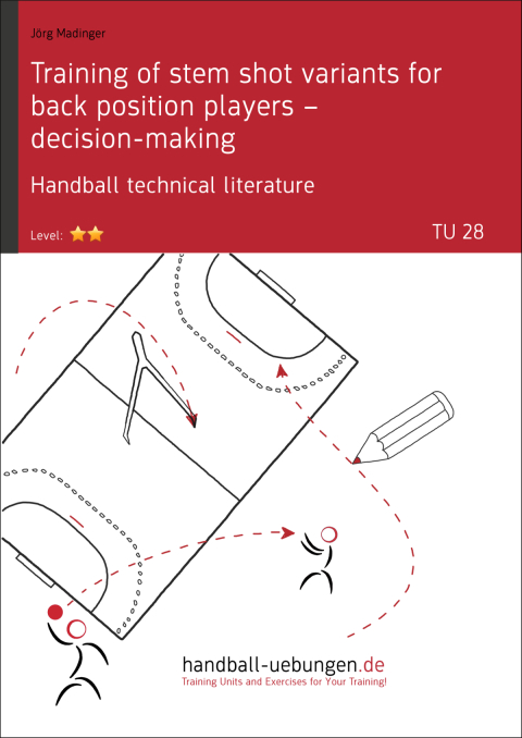Cover image for book Training of stem shot variants for back position players – decision-making TU (28)