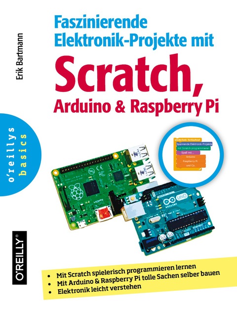 Cover image for book Faszinierende Elektronik-Projekte mit Scratch, Arduino und Raspberry Pi