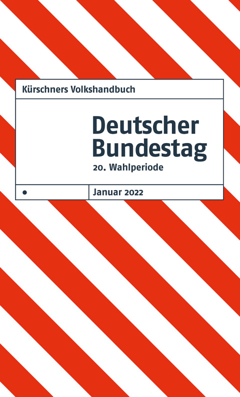 Cover image for book Kürschners Volkshandbuch Deutscher Bundestag