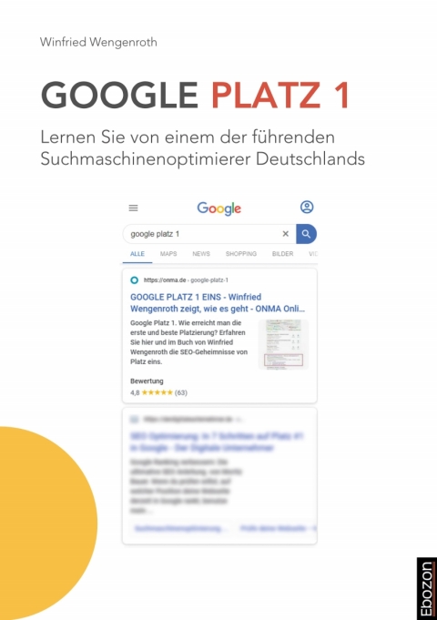 Cover image for book Google Platz 1