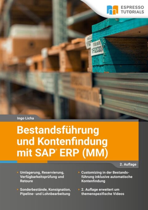 Cover image for book Bestandsführung und Kontenfindung mit SAP ERP MM - 2. Auflage