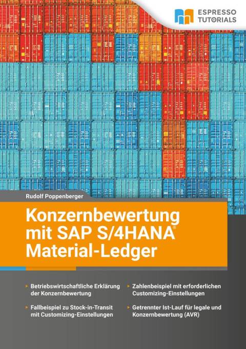 Cover image for book Konzernbewertung mit SAP S/4HANA Material-Ledger