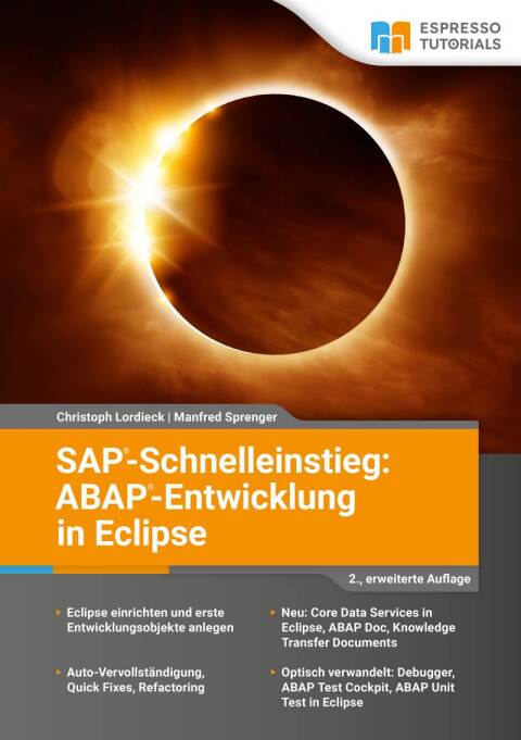 Cover image for book SAP-Schnelleinstieg: ABAP-Entwicklung in Eclipse - 2., erweiterte Auflage
