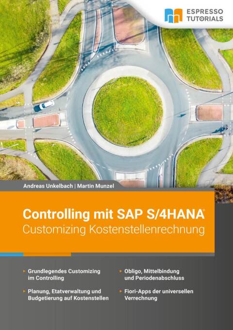 Cover image for book Controlling mit SAP S/4HANA – Customizing Kostenstellenrechnung