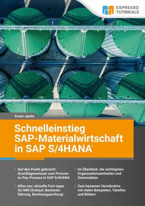 Cover image for book Schnelleinstieg SAP-Materialwirtschaft in SAP S/4HANA
