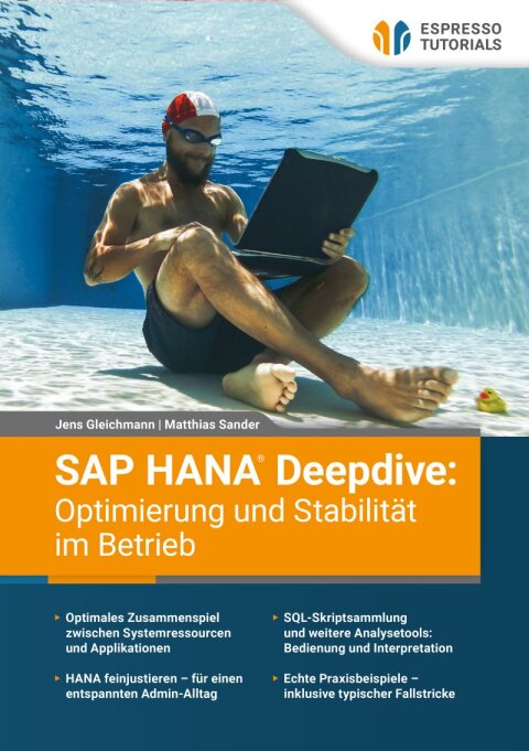 Cover image for book SAP HANA Deepdive: Optimierung und Stabilität im Betrieb