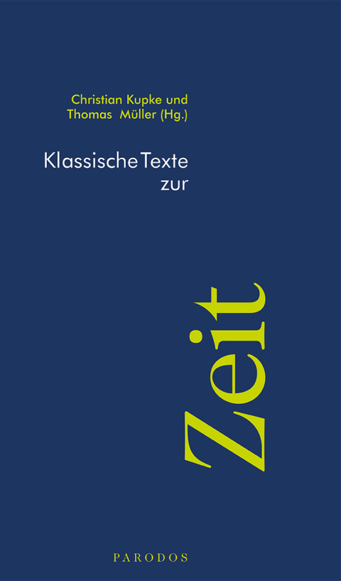 Cover image for book Klassische Texte zur Zeit
