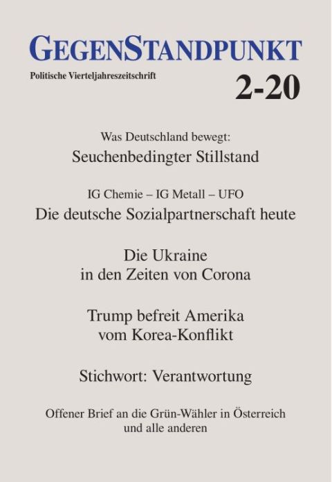 Cover image for book GegenStandpunkt 2-20
