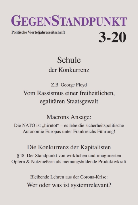 Cover image for book GegenStandpunkt 3-20
