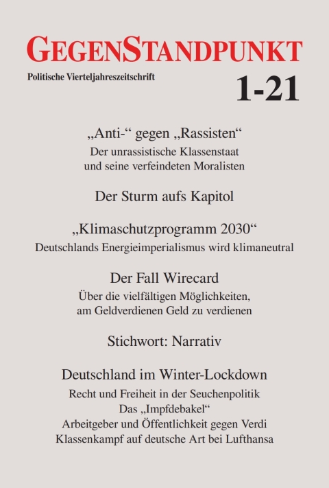 Cover image for book GegenStandpunkt 1-21