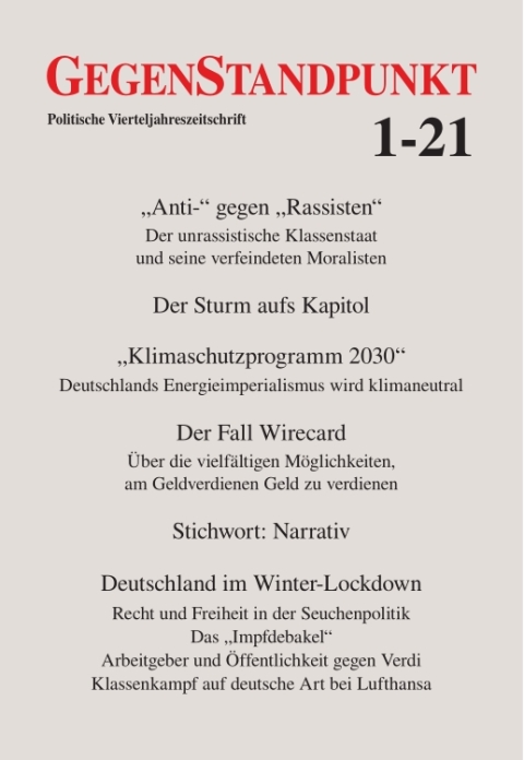 Cover image for book GegenStandpunkt 1-21
