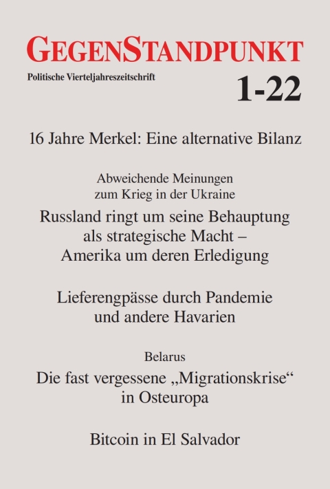 Cover image for book GegenStandpunkt 1-22