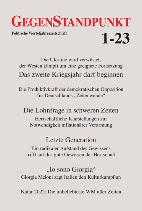 Cover image for book GegenStandpunkt 1-23