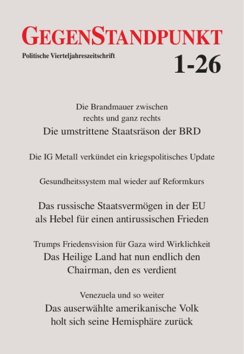 Cover image for book GegenStandpunkt 1-26