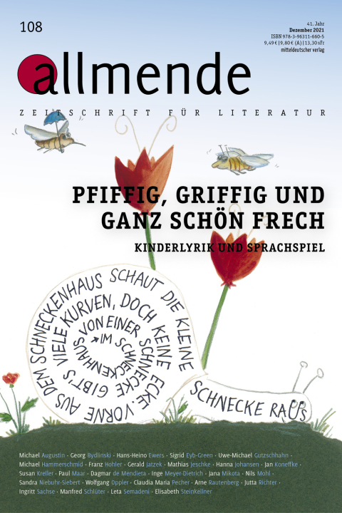 Cover image for book Allmende 108 – Zeitschrift für Literatur