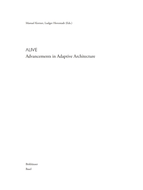 Cover image for book ALIVE
