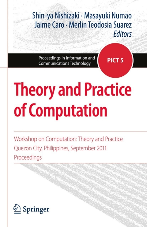 Cover image for book Theory and Practice of Computation