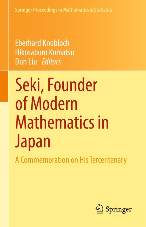 Cover image for book Seki, Founder of Modern Mathematics in Japan