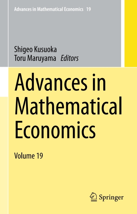 Cover image for book Advances in Mathematical Economics Volume 19