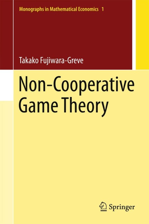 Cover image for book Non-Cooperative Game Theory