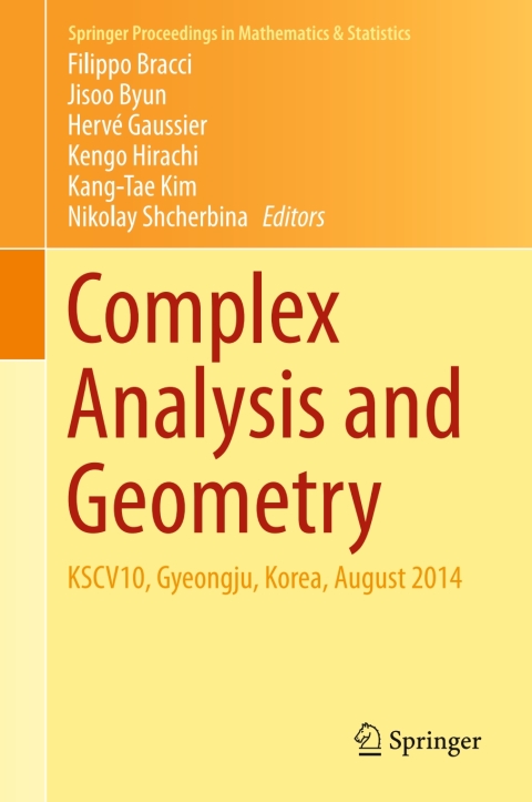 Cover image for book Complex Analysis and Geometry