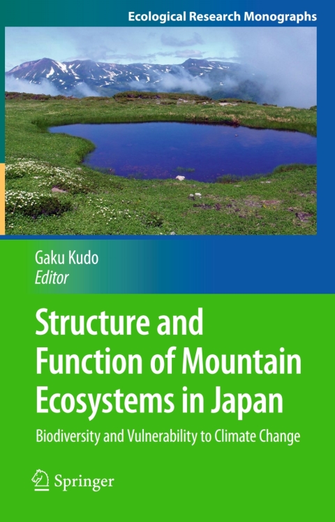 Cover image for book Structure and Function of Mountain Ecosystems in Japan