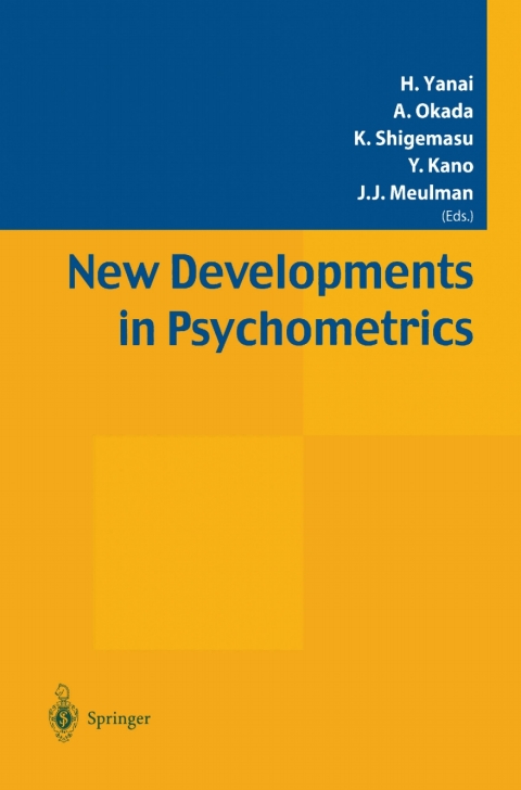 Cover image for book New Developments in Psychometrics