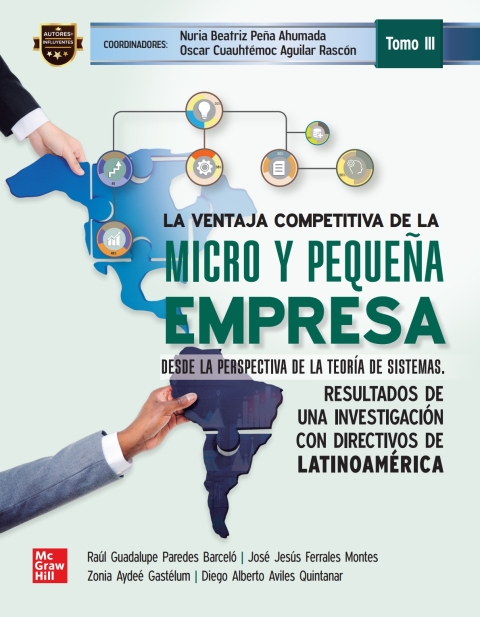 Cover image for book La ventaja competitiva de la micro y pequeña empresa desde la perspectiva de la teoría de sistemas. Tomo III