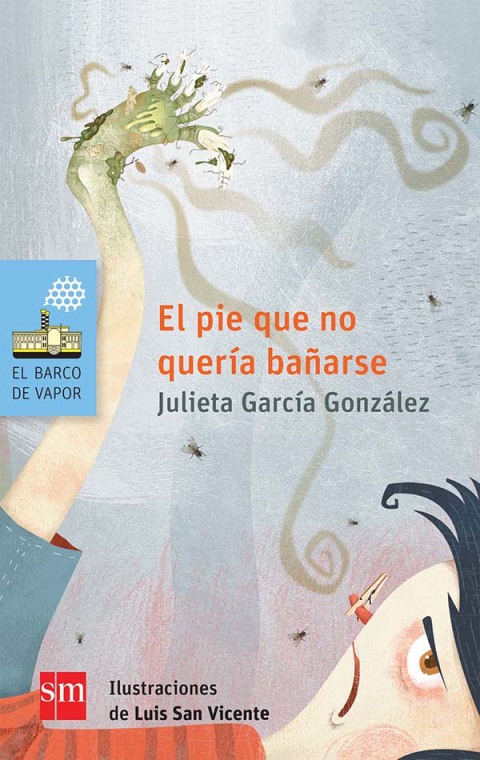 Cover image for book El pie que no quería bañarse