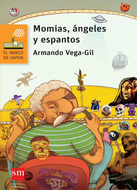 Cover image for book Momias, ángeles y espantos