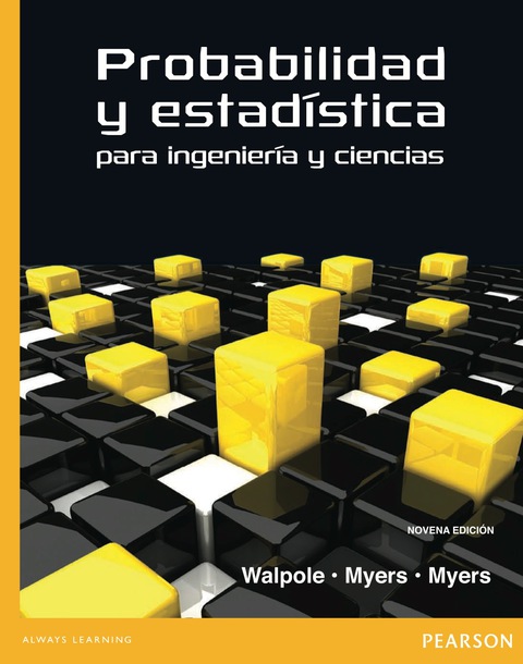 Cover image for book Probabilidad Y Estadistica Para Ingenieria Y Ciencias