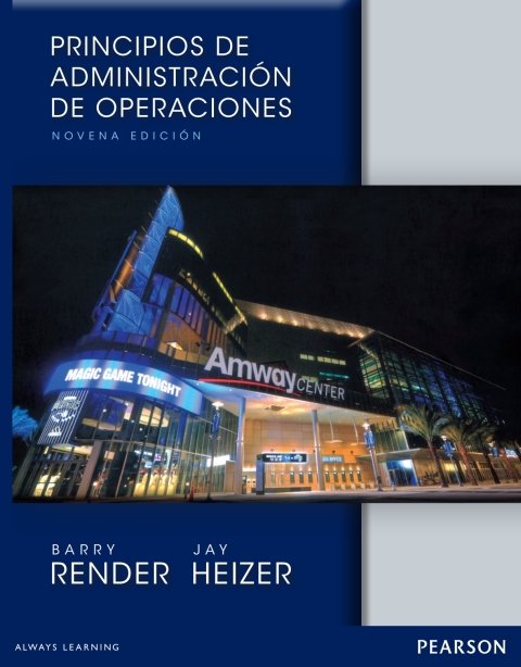Cover image for book PRINCIPIOS DE ADMINISTRACION DE OPERACIONES