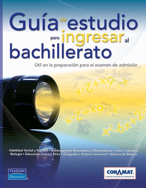 Cover image for book Guía de estudio para ingresar al Bachillerato