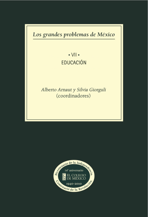 Cover image for book Los grandes problemas de México. Educación. T-VII