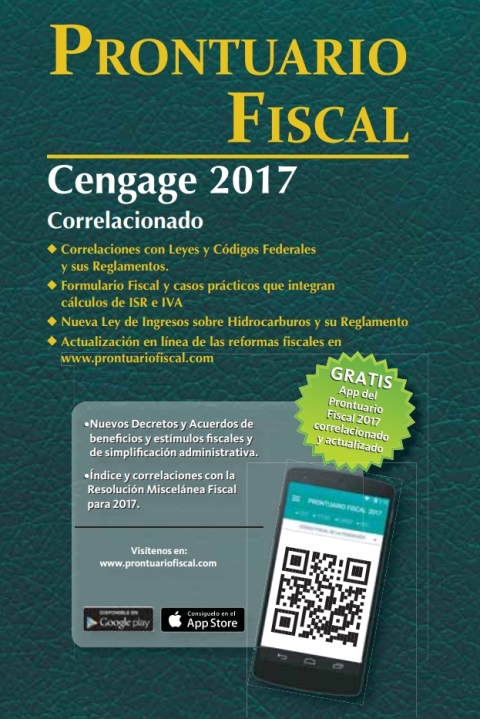 Cover image for book Prontuario Fiscal Cengage 2017