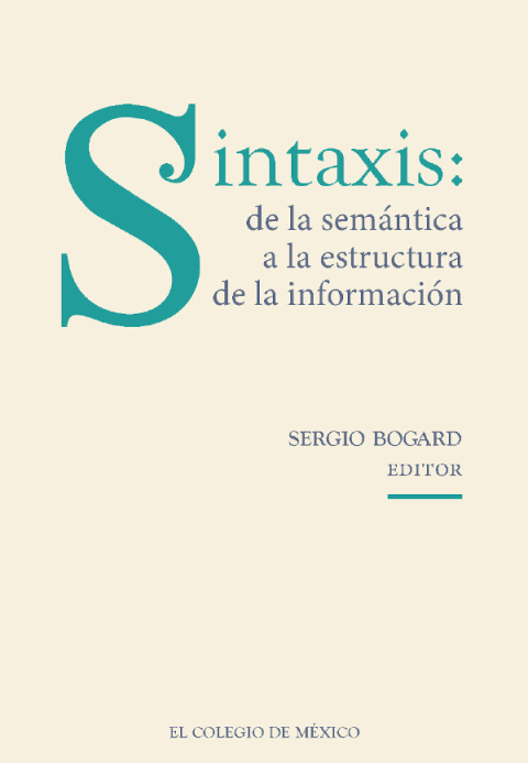 Cover image for book Sintaxis: de la semántica a la estructura de la información