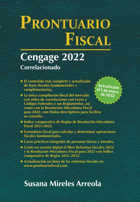 Cover image for book Prontuario Fiscal Cengage 2022 Correlacionado