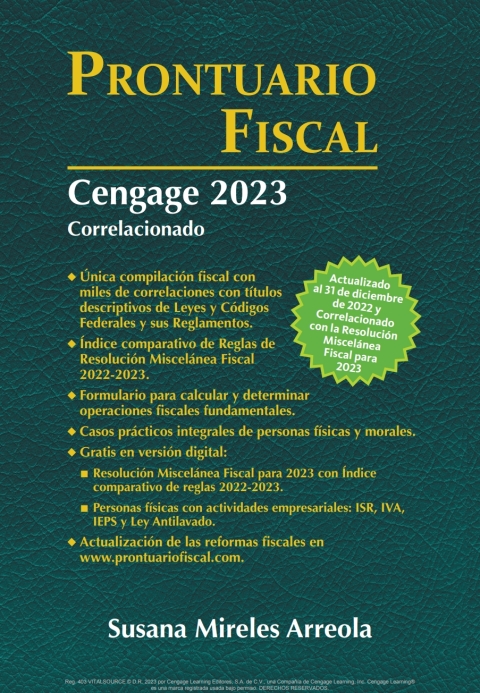 Cover image for book Prontuario Fiscal 2023