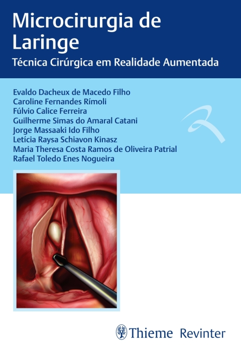 Cover image for book Microcirurgia de Laringe: Técnica Cirúrgica em Realidade Aumentada
