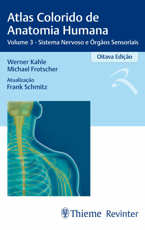Cover image for book Atlas Colorido de Anatomia Humana: Sistema Nervoso e Órgãos Sensoriais. v.3