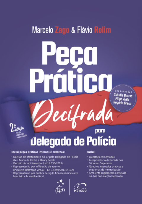 Peça prática decifrada para delegado de polícia
