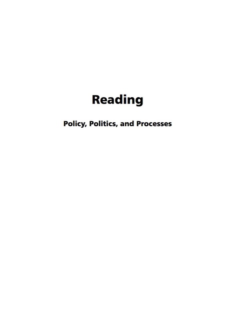 Cover image for book Reading: Policy, Politics, and Processes