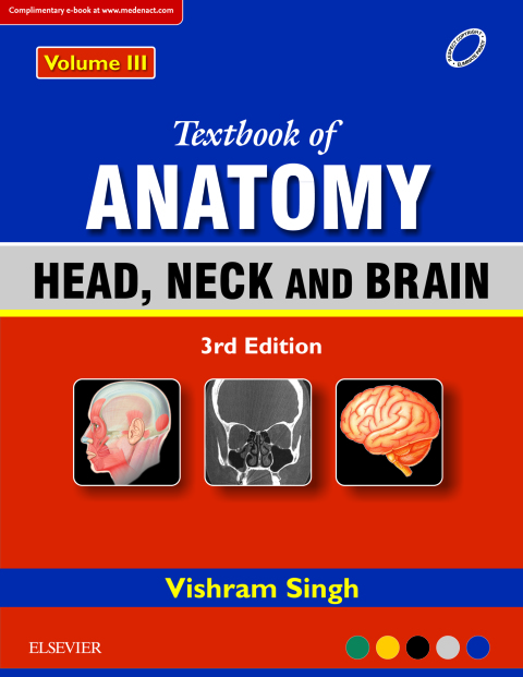 Cover image for book Textbook of Anatomy Head, Neck, and Brain; Volume III